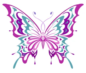 Jugendstil-Schmetterling, 2016